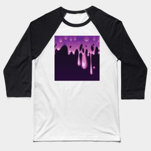 Purple Halloween pattern Baseball T-Shirt